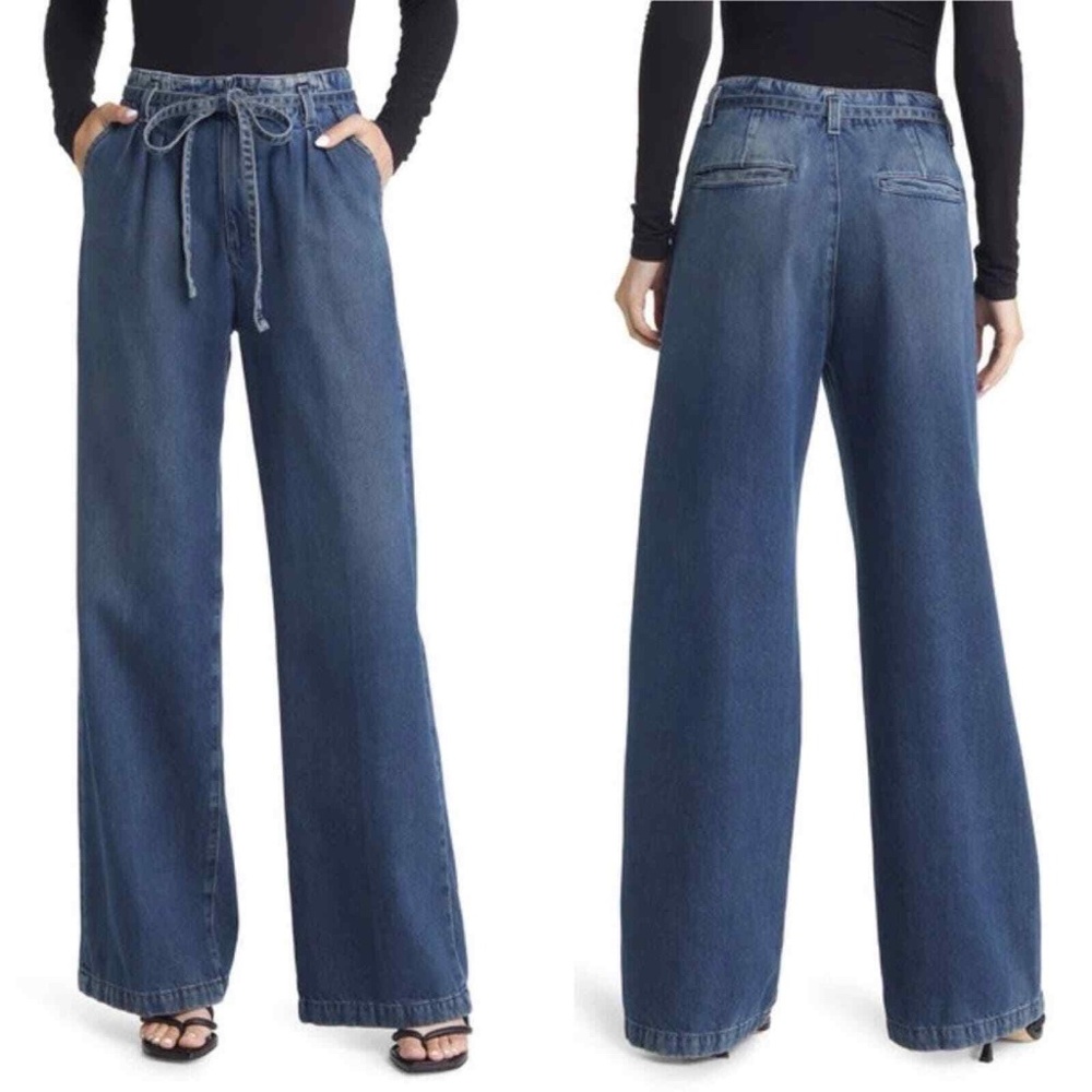 AG Jeans Belted Deven Wide Leg Jeans in  size 32 NWT